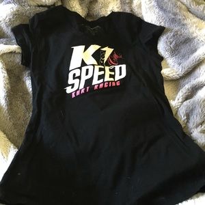 Black K1 speed racing T-shirt size XL